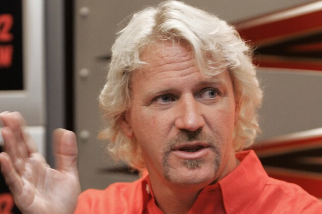 Jeff Jarrett, co-founder of Total Nonstop Action Wrestling, talks about the involvement of Tennessee Titans cornerback Pacman Jones in their wrestling program Hard Justice Monday, Aug. 6, 2007, in Nashville, Tenn. Jarrett said Jones will be in the wrestling ring in his new role and is working out at his Tennessee farm to prepare for his debut. (AP Photo/Mark Humphrey)