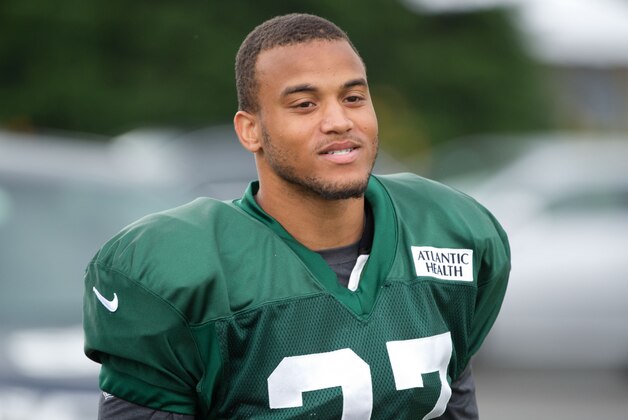 Aug 4, 2014; Cortland, NY, USA; New York Jets cornerback Dee Milliner (27) walks out to the field prior to the start of training camp at SUNY Cortland. Mandatory Credit: Rich Barnes-USA TODAY Sports