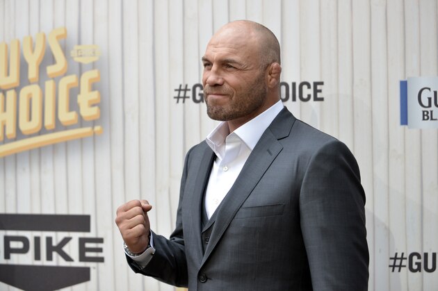 Randy Couture arrives at Spike TV's Guys Choice Awards at Sony Pictures Studios on Saturday, June 8, 2013, in Culver City, Calif. (Photo by Richard Shotwell/Invision/AP)