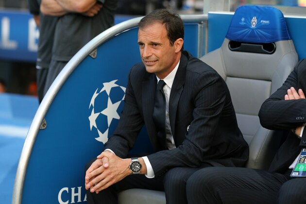 BERLIN, GERMANY - JUNE 6: Head coach of Juventus Turin Massimiliano Allegri looks on before the UEFA Champions League Final between Juventus Turin and FC Barcelona at Olympiastadion on June 6, 2015 in Berlin, Germany. (Photo by Jean Catuffe/Getty Images)