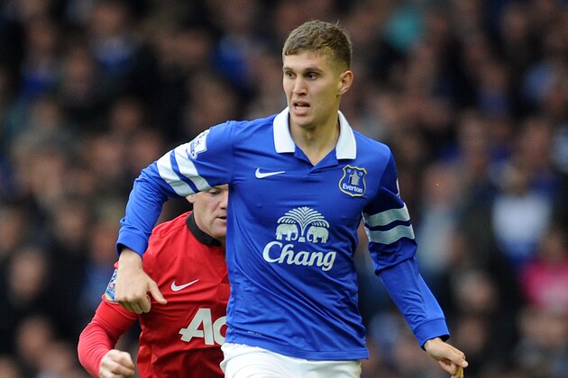 Everton's John Stones in action during their English Premier League soccer match against Manchester United at Goodison Park in Liverpool, England, Sunday April 20, 2014. (AP Photo/Clint Hughes) Everton's John Stones in action during their English Premier League soccer match against Manchester United at Goodison Park in Liverpool, England, Sunday April 20, 2014. (AP Photo/Clint Hughes)