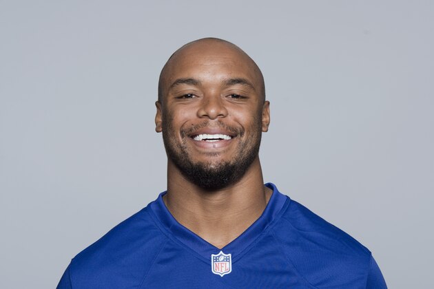 This is a 2015 photo of Shane Vereen of the New York Giants NFL football team. This image reflects the New York Giants active roster as of Monday, June 15, 2015 when this image was taken. (AP Photo)