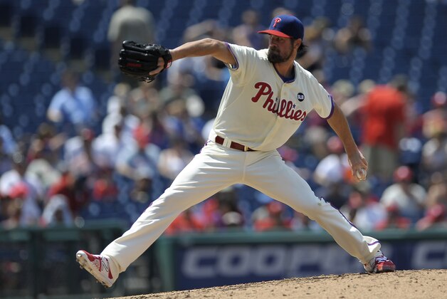 Philadelphia Phillies starting pitcher Cole Hamels throws in the third inning of a baseball game against the Miami Marlins, Sunday, July 19, 2015, in Philadelphia. (AP Photo/Michael Perez) Philadelphia Phillies starting pitcher Cole Hamels throws in the third inning of a baseball game against the Miami Marlins, Sunday, July 19, 2015, in Philadelphia. (AP Photo/Michael Perez)