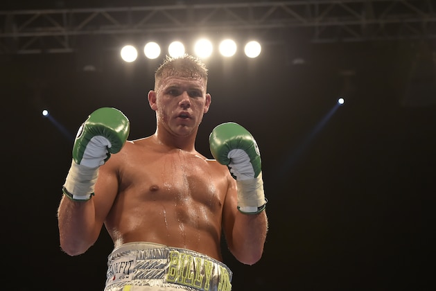 LONDON, ENGLAND - JULY 24:  Billy Joe Saunders defeats Yoann Bloyer in a middleweight contest at Wembley Arena on July 24, 2015 in London, England.  (Photo by Leigh Dawney/Getty Images)