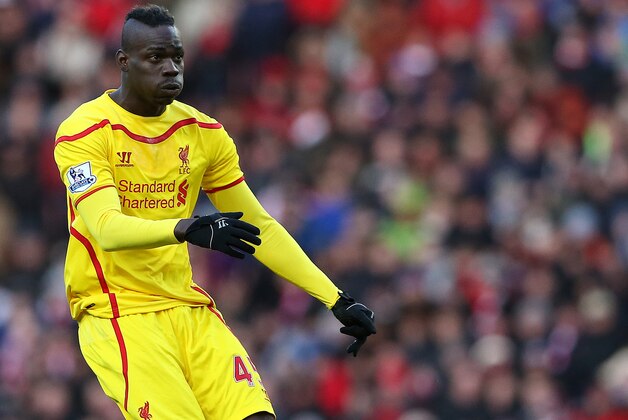 Liverpool's Mario Balotelli during their English Premier League soccer match against Sunderland at the Stadium of Light, Sunderland, England, Saturday, Jan. 10, 2015. (AP Photo/Scott Heppell)