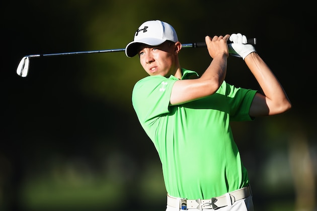 CRANS-MONTANA, SWITZERLAND - JULY 24:  Matthew Fitzpatrick of England plays a shot during the second round of the Omega European Masters at Crans-sur-Sierre Golf Club on July 24, 2015 in Crans-Montana, Switzerland.  (Photo by Stuart Franklin/Getty Images)