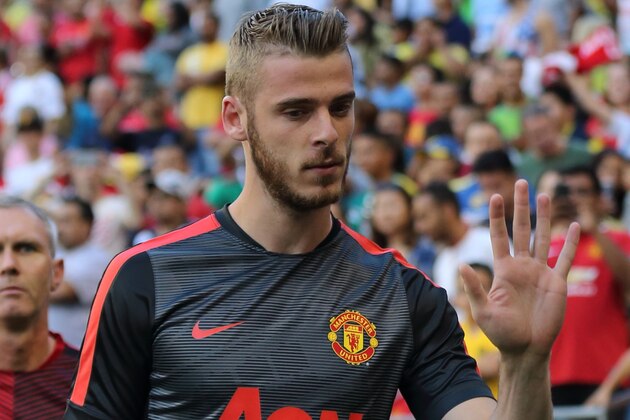 SEATTLE, WA - JULY 17:  Goalkeeper David de Gea of Manchester United during the International Champions Cup 2015 match between Club America and Manchester United  at CenturyLink Field on July 17, 2015 in Seattle, Washington.  (Photo by Matthew Ashton - AMA/Getty Images)