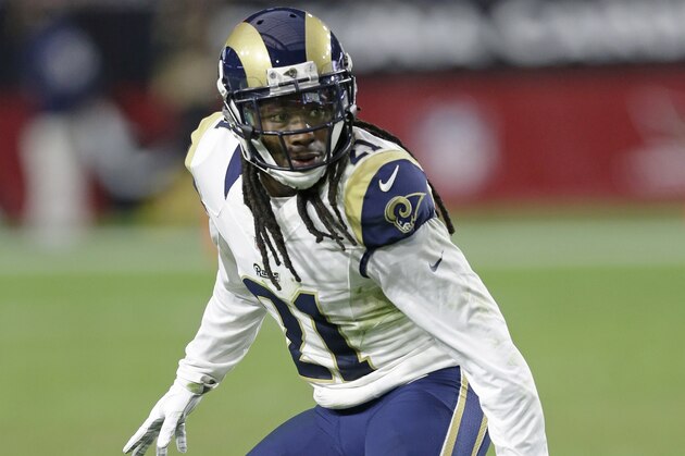 St. Louis Rams Janoris Jenkins in action on defense during the game against the Arizona Cardinals, Sunday, Nov. 9, 2014 in Glendale, Ariz. (Mike McGinnis/AP Images for Panini)