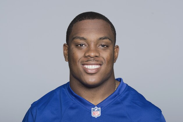 This is a 2015 photo of Devon Kennard of the New York Giants NFL football team. This image reflects the New York Giants active roster as of Monday, June 15, 2015 when this image was taken. (AP Photo)