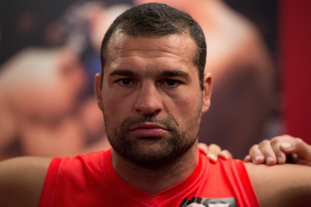 LAS VEGAS, NV - FEBRUARY 20:  Head coach Mauricio Rua celebrates with his team during the filming of The Ultimate Fighter Brazil: Team Nogueira vs Team Rua  on February 20, 2015 in Las Vegas, Nevada. (Photo by Brandon Magnus/Zuffa LLC/Zuffa LLC via Getty Images)