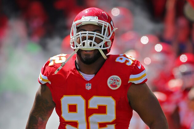 Kansas City Chiefs Dontari Poe (92) takes the field before an NFL game against the Tennessee Titans on Sunday Sept. 7, 2014 at Arrowhead Stadium in Kansas City, MO. (AP Photo/TUSP, Jay Biggerstaff) Kansas City Chiefs Dontari Poe (92) takes the field before an NFL game against the Tennessee Titans on Sunday Sept. 7, 2014 at Arrowhead Stadium in Kansas City, MO. (AP Photo/TUSP, Jay Biggerstaff)