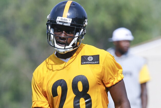 Pittsburgh Steelers cornerback Cortez Allen (28) practices at the NFL football training camp in Latrobe, Pa. on Sunday, July 26, 2015. (AP Photo/Keith Srakocic)