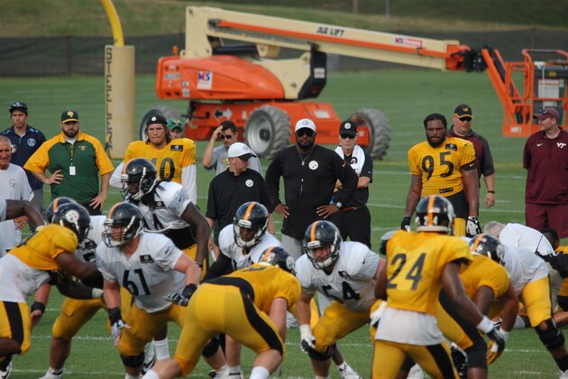 Mike Tomlin was happy to instill the physical aspect to the game. Mike Tomlin was happy to instill the physical aspect to the game.