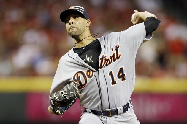 American League's David Price, of the Detroit Tigers, throws during the fourth inning of the MLB All-Star baseball game, Tuesday, July 14, 2015, in Cincinnati. (AP Photo/Jeff Roberson) American League's David Price, of the Detroit Tigers, throws during the fourth inning of the MLB All-Star baseball game, Tuesday, July 14, 2015, in Cincinnati. (AP Photo/Jeff Roberson)