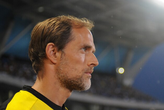 KAWASAKI, JAPAN - JULY 07:  Thomas Tuchel,coach of Borussia Dortmund looks on prior to the preseason friendly match between Kawasaki Frontale and Borussia Dortmund at Todoroki Stadium on July 7, 2015 in Kawasaki, Kanagawa, Japan.  (Photo by Masashi Hara/Getty Images)