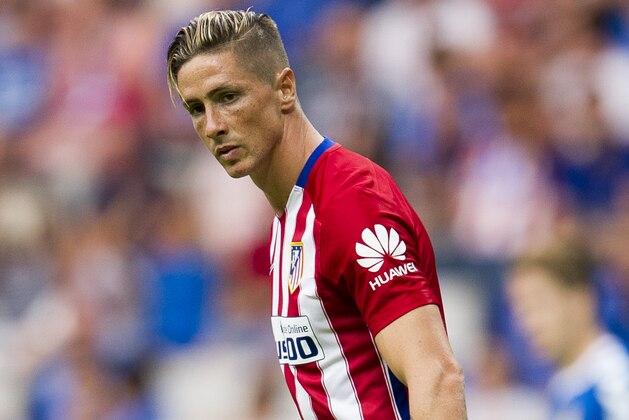 OVIEDO, SPAIN - JULY 28:  Fernando Torres of Club Atletico de Madrid reacts during a pre season friendly match between Real Oviedo and Club Atletico de Madrid at Carlos Tartiere on July 28, 2015 in Oviedo, Spain.  (Photo by Juan Manuel Serrano Arce/Getty Images)