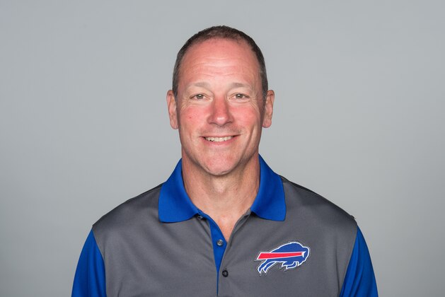 This is a 2015 photo of Aaron Kromer of the Buffalo Bills NFL football team. This image reflects the Buffalo Bills active roster as of Monday, June 15, 2015 when this image was taken. (AP Photo)