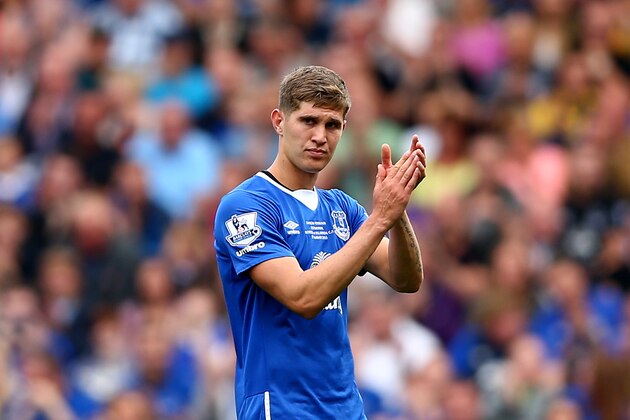 LIVERPOOL, ENGLAND - AUGUST 02:  John Stones of Everton applauds the crowd as he is substituted during the Duncan Ferguson Testimonial match between Everton and Villarreal at Goodison Park on August 2, 2015 in Liverpool, England.  (Photo by Clive Brunskill/Getty Images)