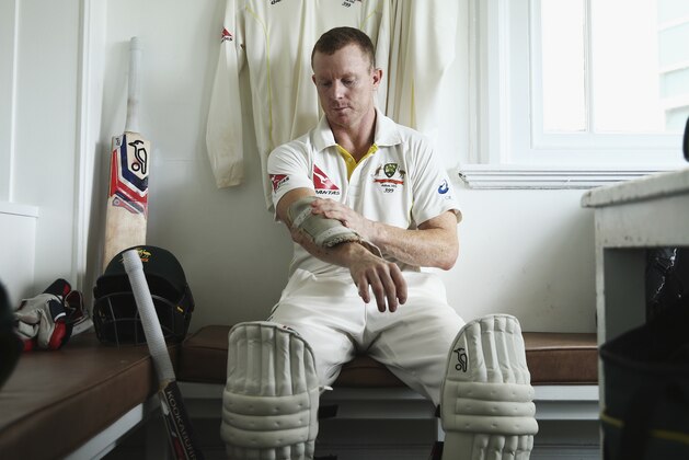 NOTTINGHAM, ENGLAND - AUGUST 04:  Chris Rogers of Australia poses during a portrait session at Trent Bridge on August 4, 2015 in Nottingham, United Kingdom.  (Photo by Ryan Pierse/Getty Images)