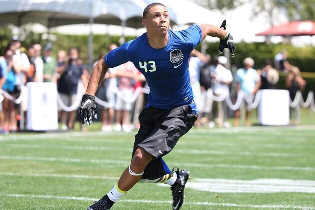 Florida receiver Freddie Swain is no longer under the radar after The Opening.
