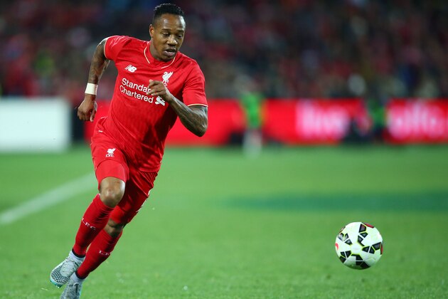 ADELAIDE, AUSTRALIA - JULY 20:  Nathaniel Clyne of Liverpool controls the ball during the international friendly match between Adelaide United and Liverpool FC at Adelaide Oval on July 20, 2015 in Adelaide, Australia.  (Photo by Matt King/Getty Images)