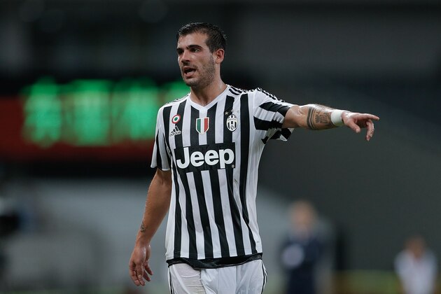 SHANGHAI, CHINA - AUGUST 08:  Stefano Sturaro of Juventus FC gestures during the Italian Super Cup final football match between Juventus and Lazio at Shanghai Stadium on August 8, 2015 in Shanghai, China.  (Photo by Lintao Zhang/Getty Images)