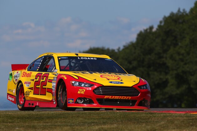 WATKINS GLEN, NY - AUGUST 09: Joey Logano, driver of the