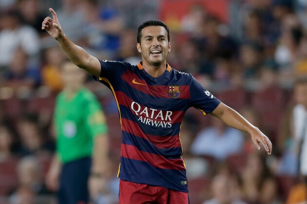 Pedro Rodriguez Ledesma of FC Barcelona during the Joan Gamper Trophy match between Barcelona and AS Roma on August 5, 2015 at the Camp Nou stadium in Barcelona, Spain.(Photo by VI Images via Getty Images)