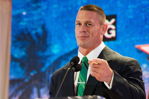 BEVERLY HILLS, CA - AUGUST 13: John Cena attends WWE SummerSlam Press Conference at Beverly Hills Hotel on August 13, 2013 in Beverly Hills, California. (Photo by Valerie Macon/Getty Images)