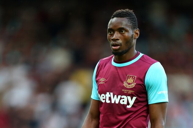 LONDON, ENGLAND - JULY 02:  Diafra Sakho of West Ham United during the UEFA Europa League Qualifier between West Ham United and FC Lusitans at the Boleyn Ground on July 02, 2015 in London, England.  (Photo by Catherine Ivill - AMA/Getty Images)