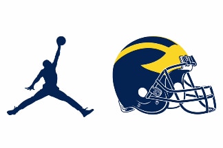 michigan jumpman logo