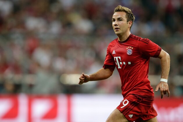 Mario Gotze of FC Bayern Munchen during the AUDI Cup final match between Real Madrid and FC Bayern Munich on August 5, 2015 at the Allianz Arena in Munich, Germany(Photo by VI Images via Getty Images)