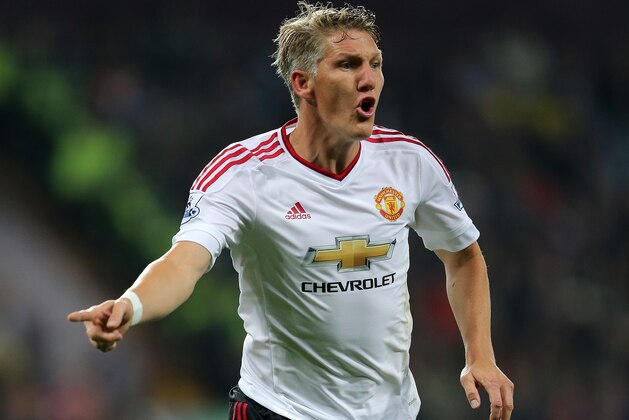 BIRMINGHAM, ENGLAND - AUGUST 14:  Bastian Schweinsteiger of Manchester Unitedduring the Barclays Premier League match between Aston Villa and Manchester United at Villa Park on August 14, 2015 in Birmingham, England.  (Photo by James Baylis - AMA/Getty Images)