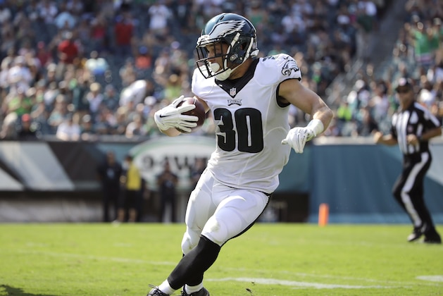 Philadelphia Eagles' Ed Reynolds returns an interception during the second half of a preseason NFL football game against the Indianapolis Colts, Sunday, Aug. 16, 2015, in Philadelphia. (AP Photo/Matt Rourke)