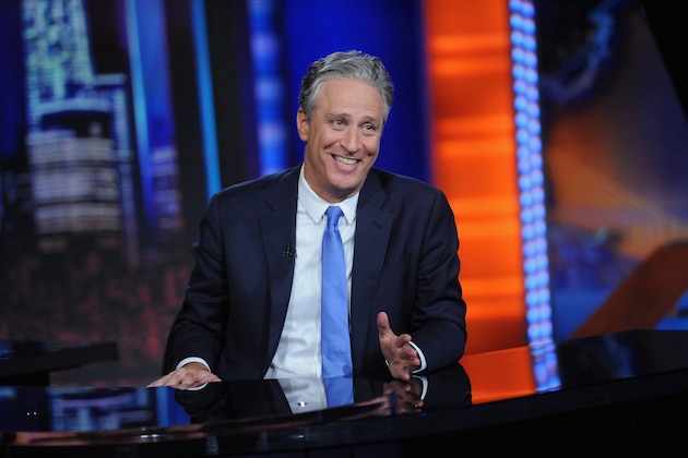 NEW YORK, NY - AUGUST 06:  Jon Stewart hosts 'The Daily Show with Jon Stewart' #JonVoyage on August 6, 2015 in New York City.  (Photo by Brad Barket/Getty Images for Comedy Central)