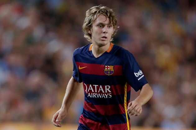Alen Halilovic of FC Barcelona during the Joan Gamper Trophy match between Barcelona and AS Roma on August 5, 2015 at the Camp Nou stadium in Barcelona, Spain.(Photo by VI Images via Getty Images)