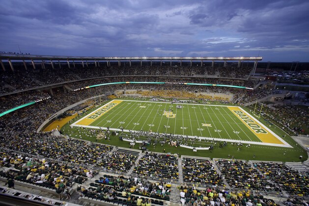 Northwestern State plays Baylor during an NCAA college football game at McLane Stadium, Saturday, Sept. 6, 2014, in Waco, Texas. (AP Photo/Tony Gutierrez)