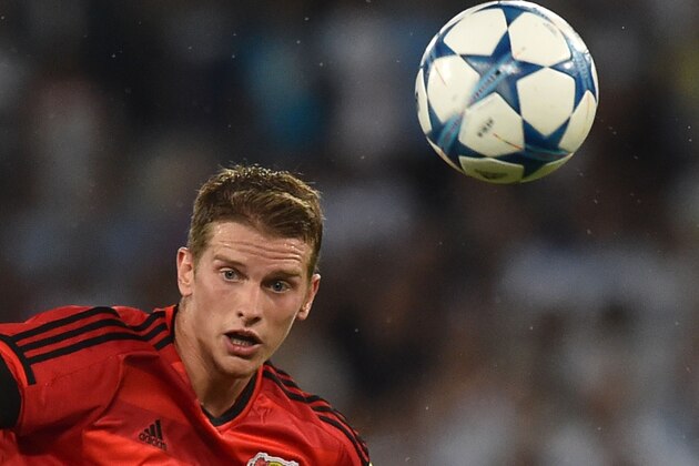 ROME, ITALY - AUGUST 18:  Lars Bender of Bayer Leverkusen in action during the UEFA Champions League qualifying round play off first leg match between SS Lazio and Bayer Leverkusen at Olimpico Stadium on August 18, 2015 in Rome, Italy.  (Photo by Giuseppe Bellini/Getty Images)