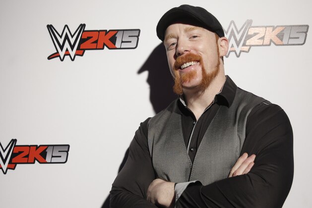 WWE Superstar Sheamus attends the WWE 2K15 SummerSlam Confidential Panel at Club Nokia, on Saturday, August 16, 2014 in Los Angeles. (Photo by Todd Williamson/Invision for 2K/AP Images)