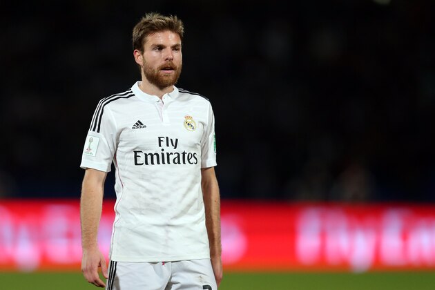 MARRAKECH, MOROCCO - DECEMBER 16: Asier Illarramendi of Real Madrid looks on during the FIFA Club World Cup Semi Final match between Cruz Azul and Real Madrid CF at Marrakech Stadium on December 16, 2014 in Marrakech, Morocco. (Photo by Chris Brunskill Ltd/Getty Images)