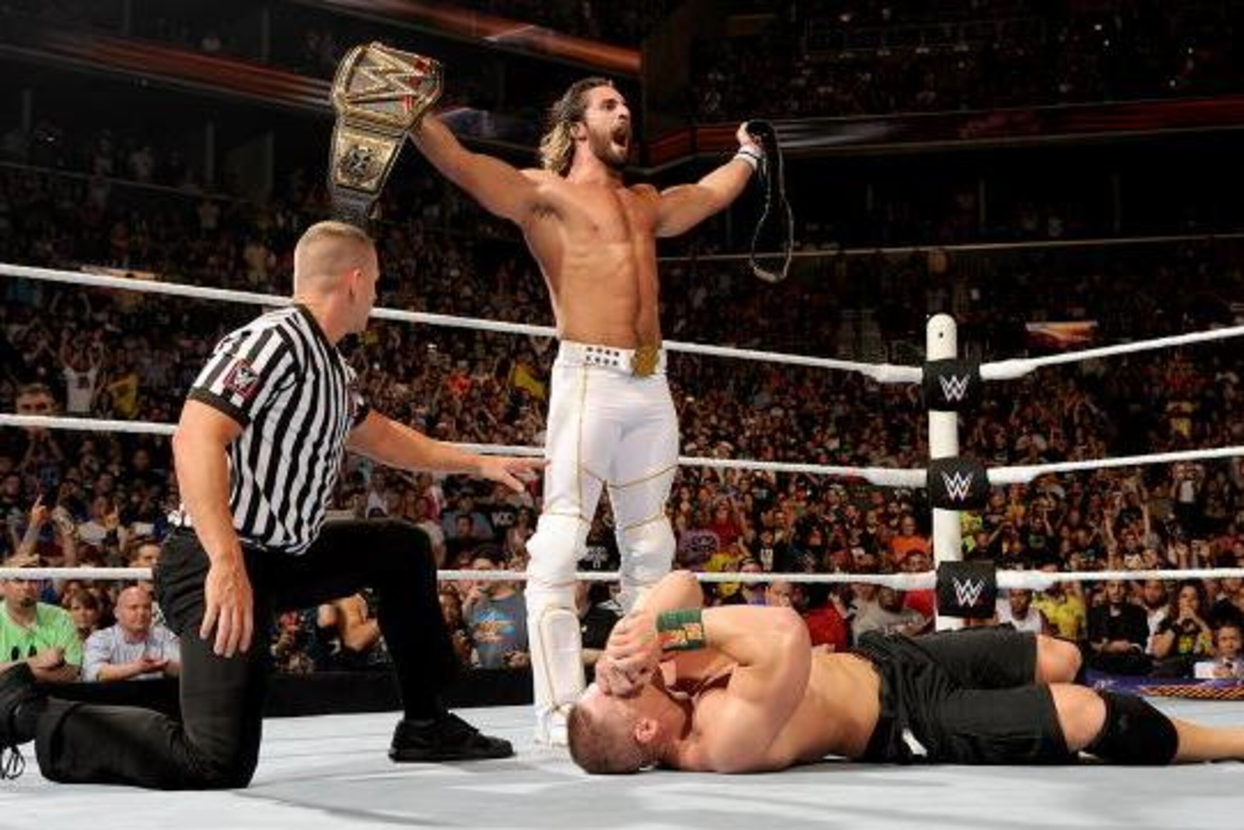 Expect to see Seth Rollins and John Cena battle again at WWE Night of Champions in September.