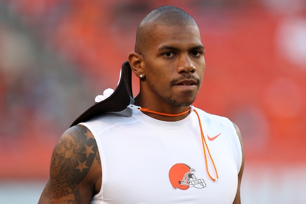 Cleveland Browns wide receiver Terrelle Pryor (87) against the Buffalo Bills in an NFL preseason football game, Thursday, Aug. 20, 2015, in Cleveland. (AP Photo/Ron Schwane)