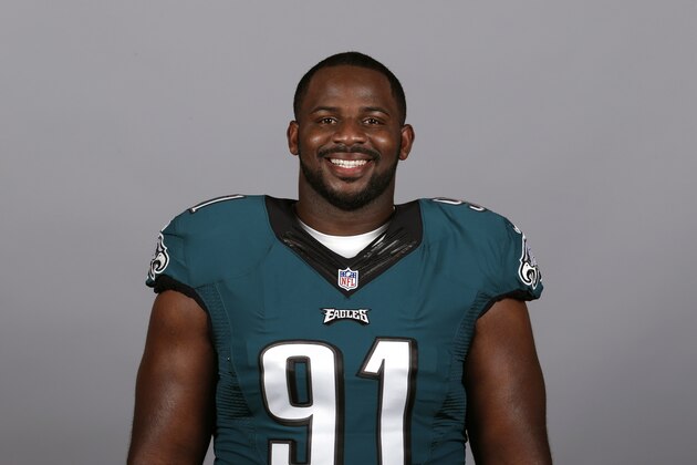 This is a 2015 photo of Fletcher Cox of the Philadelphia Eagles NFL football team. This image reflects the Philadelphia Eagles active roster as of Monday, May 18, 2015 when this image was taken. (AP Photo)