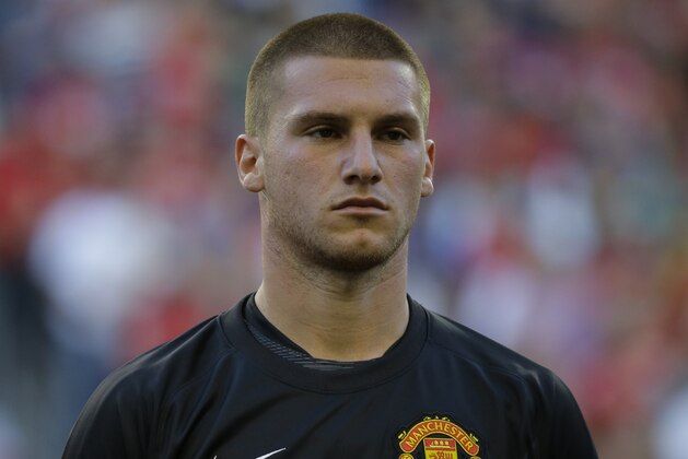 Manchester United goalkeeper Sam Johnstone stands on the field before an international friendly soccer match against Club America, Friday, July 17, 2015, in Seattle. (AP Photo/Ted S. Warren)