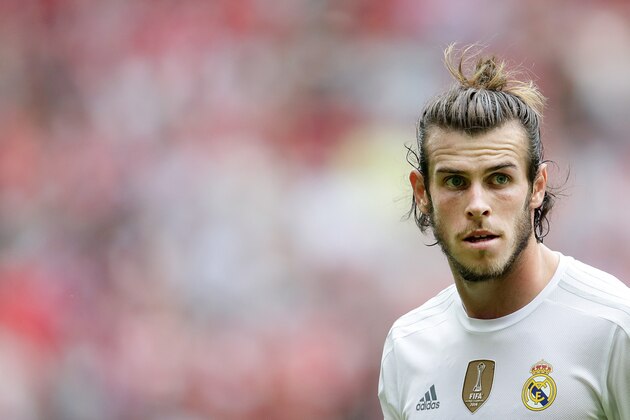 Gareth Bale of Real Madrid during the AUDI Cup match between Real Madrid and Tottenham Hotspur on August 4, 2015 at the Allianz Arena in Munich, Germany(Photo by VI Images via Getty Images)