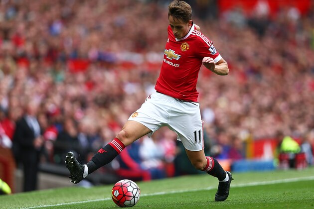 MANCHESTER, ENGLAND - AUGUST 22:  Adnan Januzaj of Manchester United in action during the Barclays Premier League match between Manchester United and Newcastle United at Old Trafford on August 22, 2015 in Manchester, United Kingdom.  (Photo by Clive Brunskill/Getty Images)