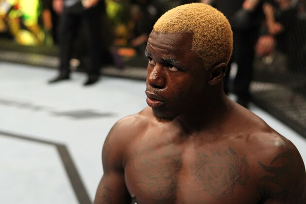 DENVER, CO - AUGUST 11:  Melvin Guillard stands in the Octagon before his bout against Donald Cerrone at UFC 150 inside Pepsi Center on August 11, 2012 in Denver, Colorado. (Photo by Josh Hedges/Zuffa LLC/Zuffa LLC via Getty Images)
