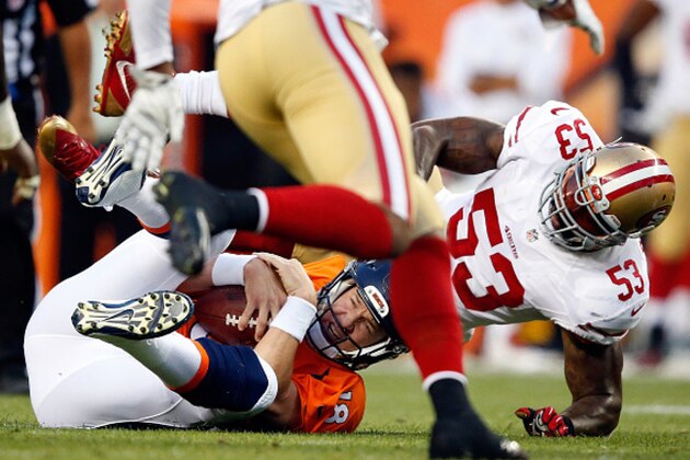 DENVER, CO - AUGUST 29:  Quarterback Peyton Manning