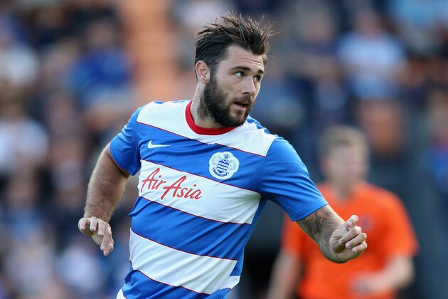 BARNET, ENGLAND - JULY 22:  Charlie Austin of Queens Park Rangers looks on during the pre season friendly match between Queens Park Rangers and Dundee United at The Hive on July 22, 2015 in Barnet, England.  (Photo by David Rogers/Getty Images)