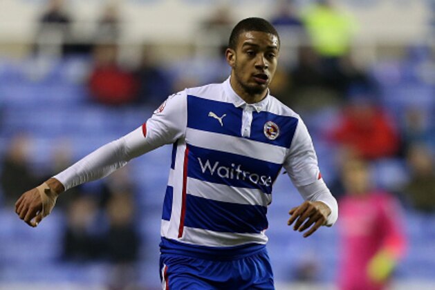 READING, ENGLAND - FEBRUARY 10:   Michael Hector of Reading in action during the Sky Bet Championship match between Reading and Leeds United at Madejski Stadium on February 10, 2015 in Reading, England.  (Photo by Ben Hoskins/Getty Images)